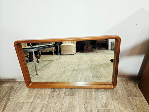 Miroir mural danois No. 206 en teck par Aksel Kjersgaard pour Holstebro Møbelfabrik, années 1960
