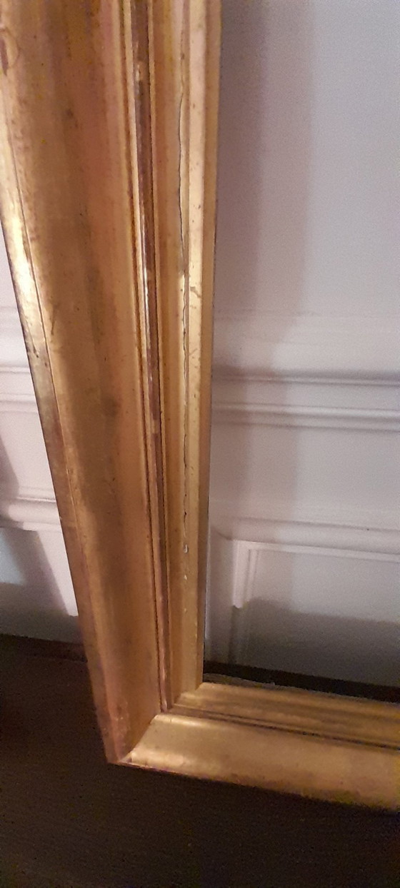 Image 1 of Rechthoekige vergulde lijsten in de stijl van de 19e en begin 20e eeuw.