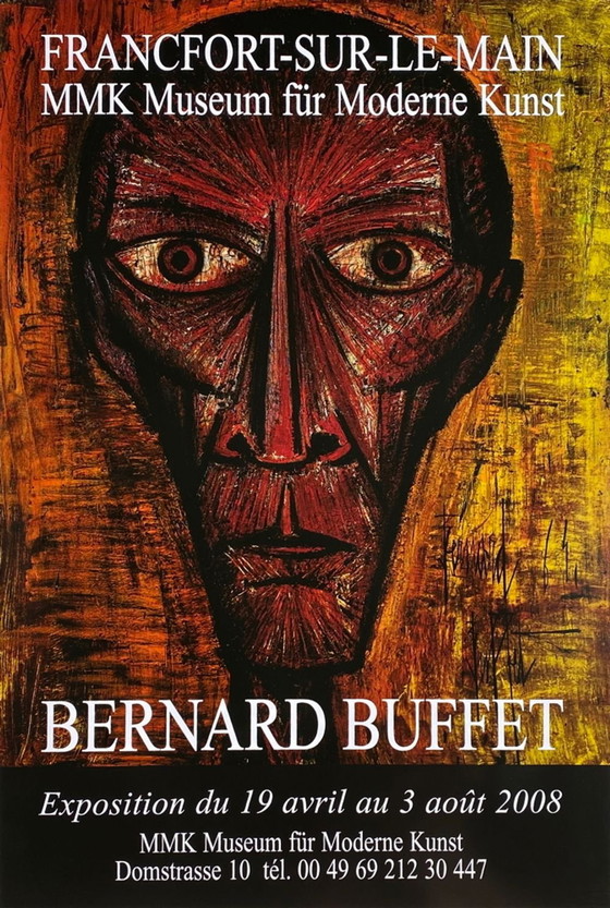 Image 1 of Bernard BUFFET Expo 2008 – Museum für Moderne Kunst – Frankfurter Plakat 2008