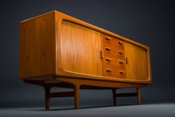 Image 1 of Teakhouten dressoir van Johannes Andersen voor CFC Silkeborg, 1960