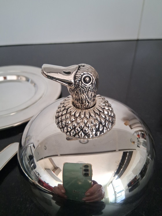 Image 1 of Burriera Hunters' Hill con placcatura in argento pesante