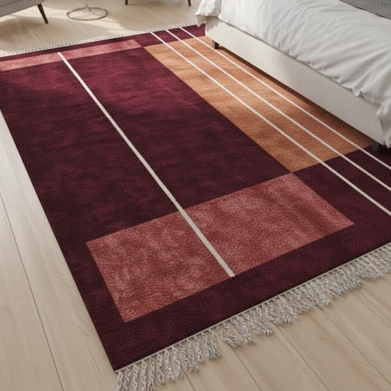 Image 1 of Tapis berbère tissé main authentique traditionnelle taille 200x300 cm