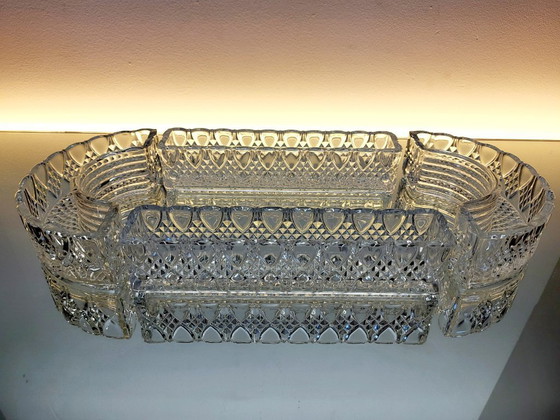 Image 1 of Val saint lambert art deco tischmitte oder mittelstück