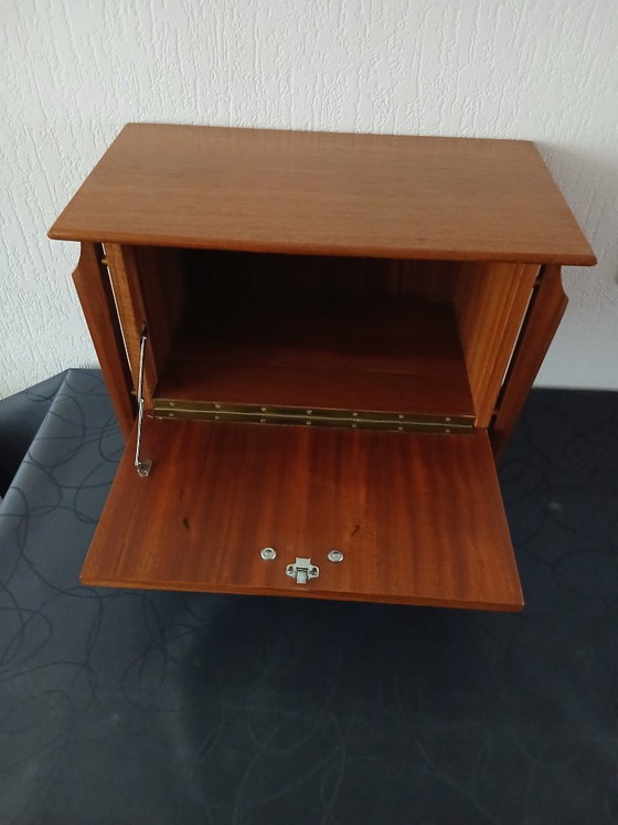 Nachttisch – Louis van Teeffelen – Teak – Webe, Nachttische, Wood, Vintage (photo 5 of 7)
