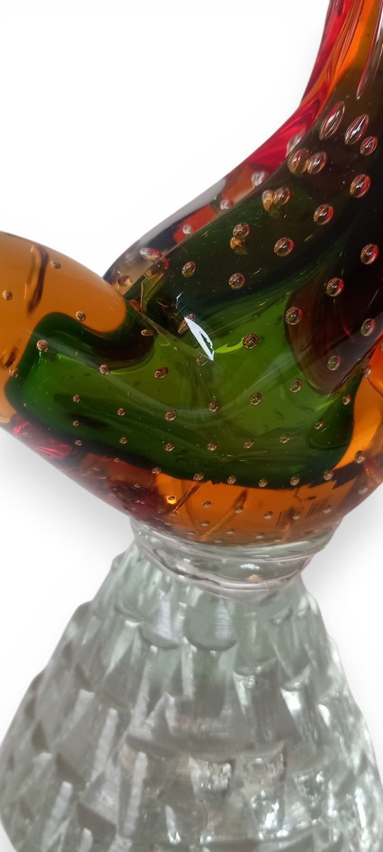 Image 1 of Murano glass bird / pheasant – bullicante – Italy – ca. 1960–1970 – 40 cm