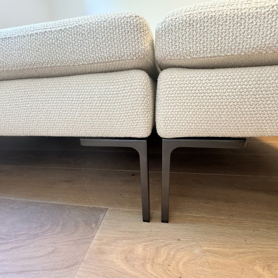 Chaise longue Charles de B&B Italia avec banc – Chaises longues, Textile (photo 4 of 7)