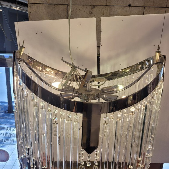 Image 1 of Kandelaber / Kronleuchterkristalle, Hollywood Regency, 90er Jahre - Italien