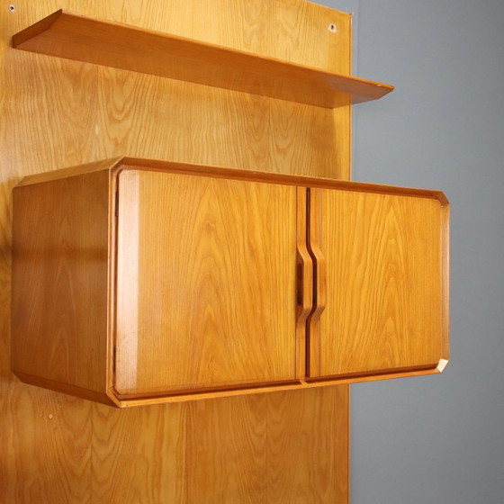 Esdoornhouten wandboekenkast uit de jaren 60 – Boekenkasten, Wood (photo 3 of 16)