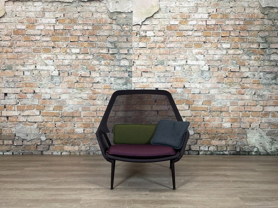 Vitra Slow Chair + Ottoman – Chairs and lounge chairs, Metal, Textile (photo 3 of 13)