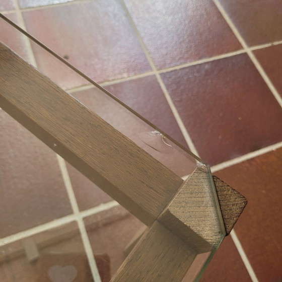 Image 1 of 1960s Wenge Design Set | Slatted Sofa and Coffee Table