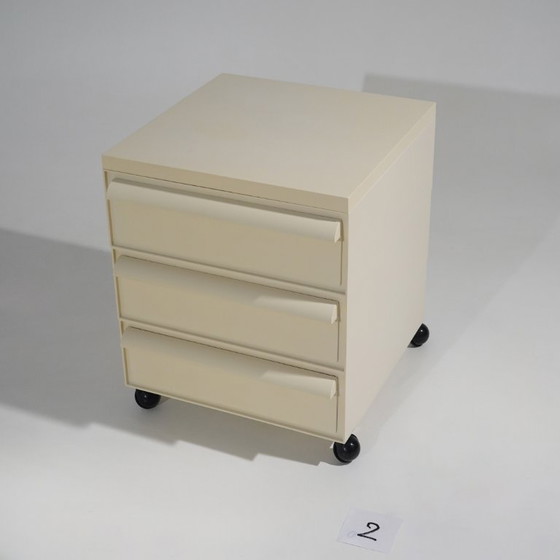 Image 1 of Modulaire ladekast, nachtkastje van Simon Fussell voor Kartell, jaren 70.