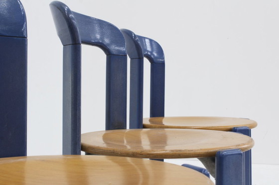 Image 1 of Vintage Bruno Rey dining chairs model 3300 set of 6