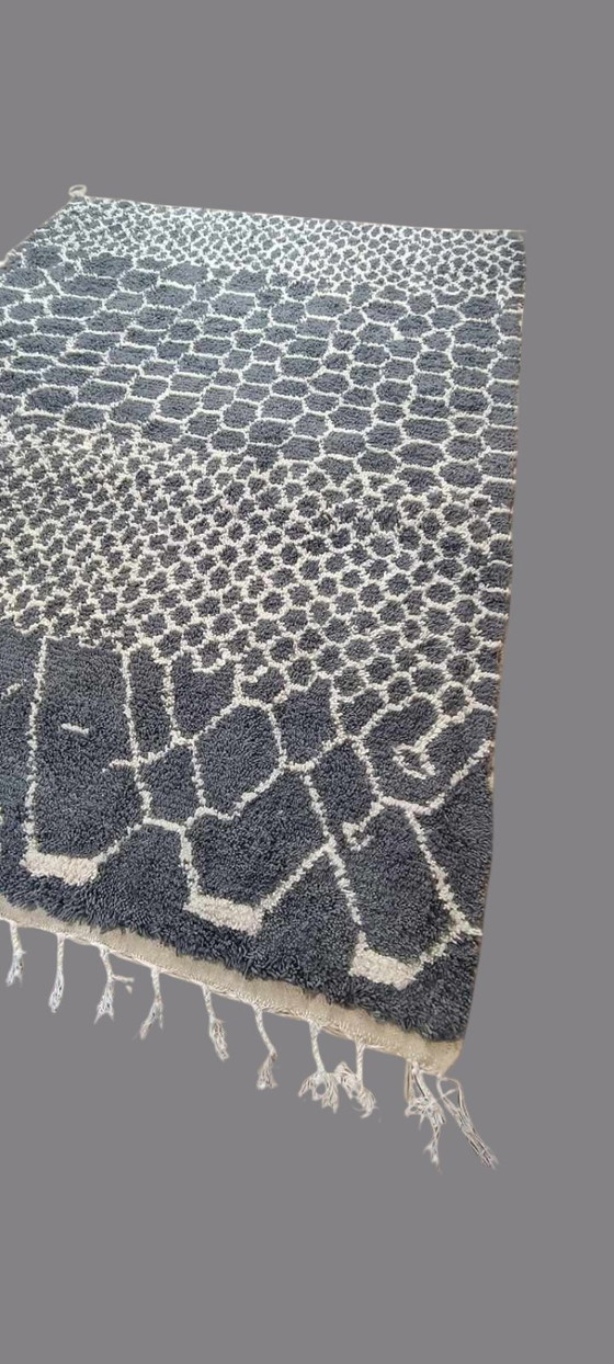 Image 1 of Tapis berbère en laine vierge Tapis marocain - 307 x 213 cm 300 x 200 m Type B13.2
