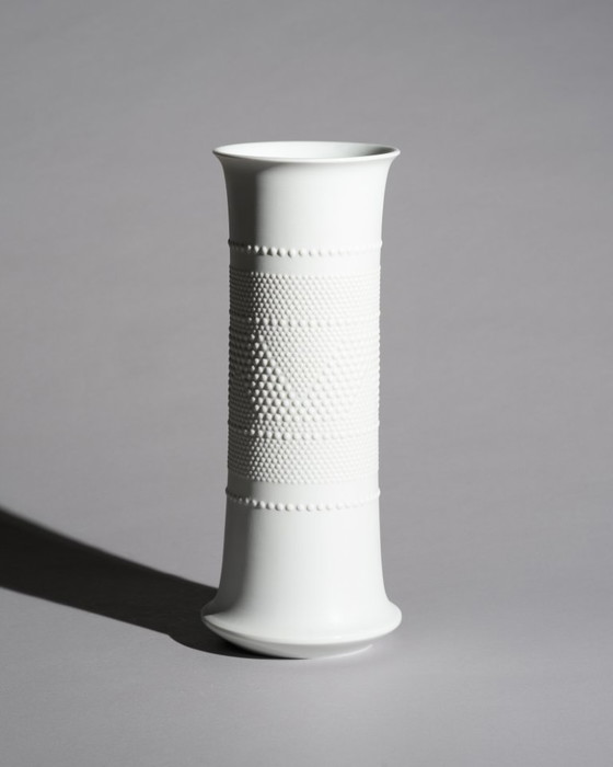 Image 1 of Rosenthal Studio-Line Porcelain Vase “3050/34” Tapio Wirkkala, 1966 Matte White