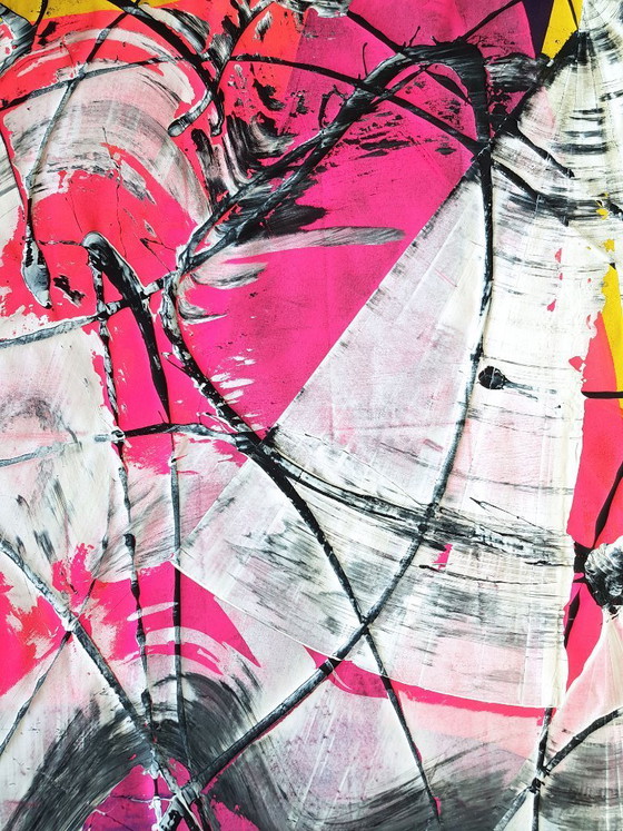Image 1 of Jürgen Angeler - Pink Heart - 200 x 140 cm