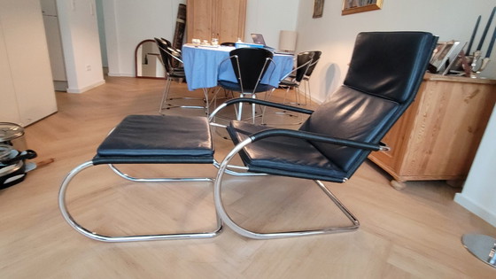 Image 1 of Tecta cantilever chair with stool D35-1 and C35i