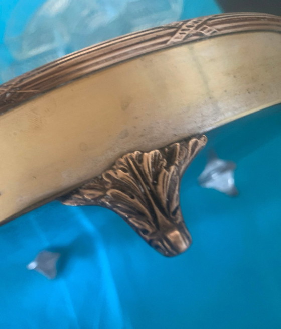 Vassoio da Servizio Art Déco Punzonato – RB, Accessori da tavola, Metal, Glass (photo 7 of 8)