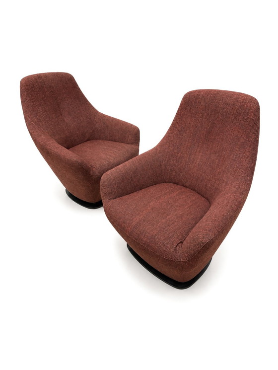 2x Fauteuil pivotant Leolux Cantate – Textile (photo 5 of 6)