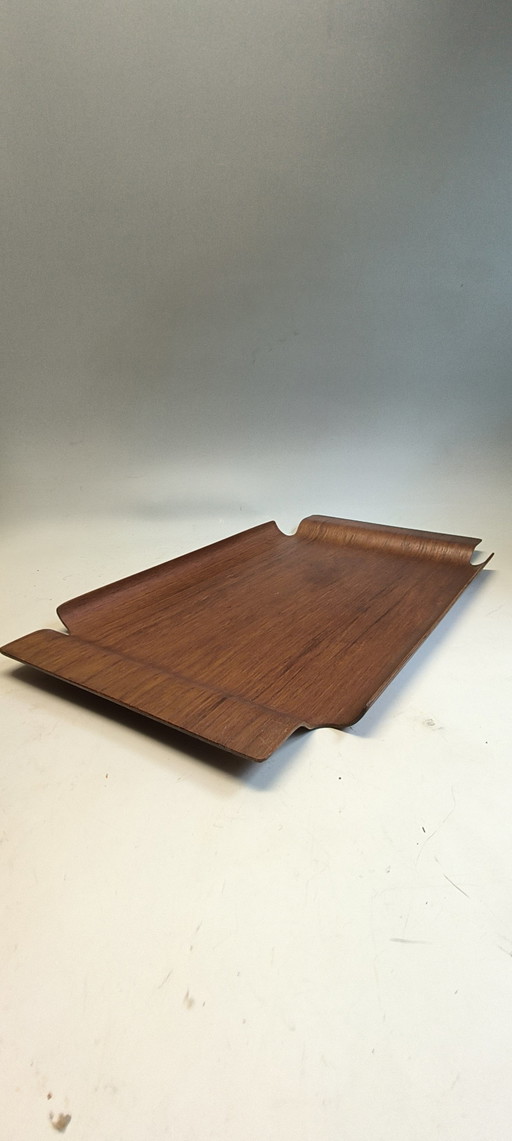 Vassoio in legno compensato stile Impala konga Svezia vintage 1960