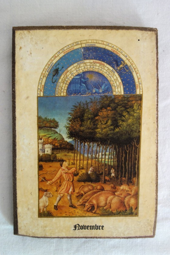Image 1 of Curiosity: 12 calendar paintings from the Très Riches Heures of the Duc de Berry