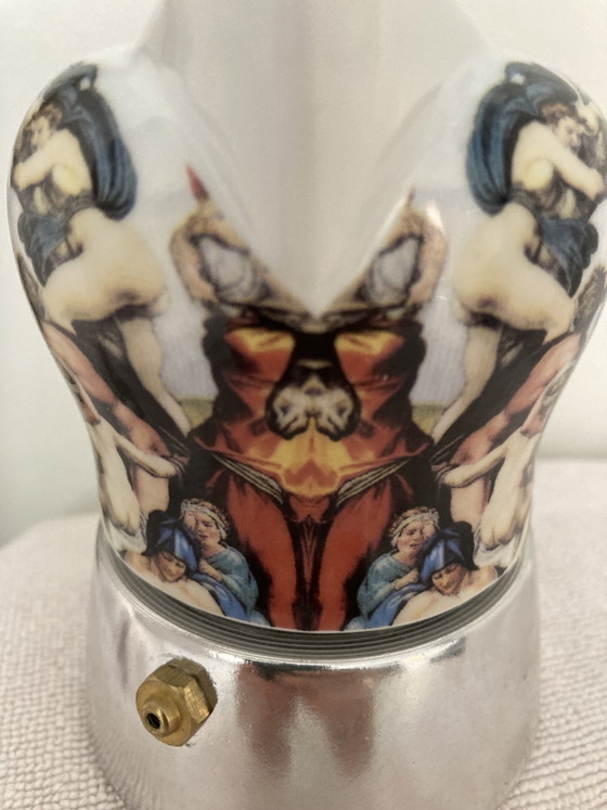 Image 1 of Small vintage Italian porcelain coffee maker