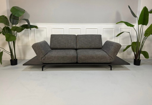 Rolf Benz Aura Sofa Grau Stoff Couch