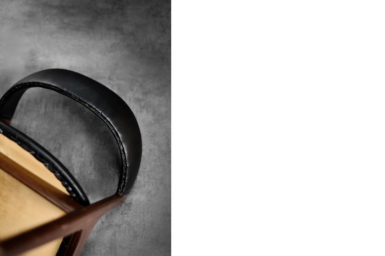 Image 1 of Vintage Mid-Century Danish Modern Teak Office Chair Model Fire by Kai Kristiansen