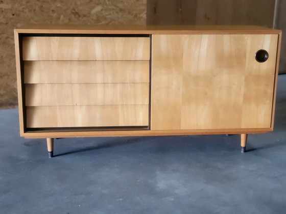 Image 1 of Sideboard in ash wood by Erich Stratmann for Idee Möbel Germany 1950