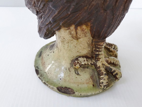 Image 1 of Precioso bombonera antigua de cerámica firmada con la letra "N", ¿de época del siglo XIX?