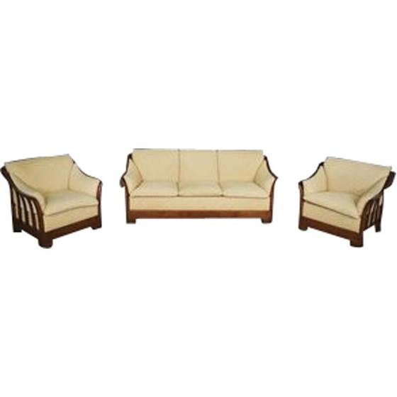 Image 1 of Vintage wood living room set by Mobil Girgi, 1970s