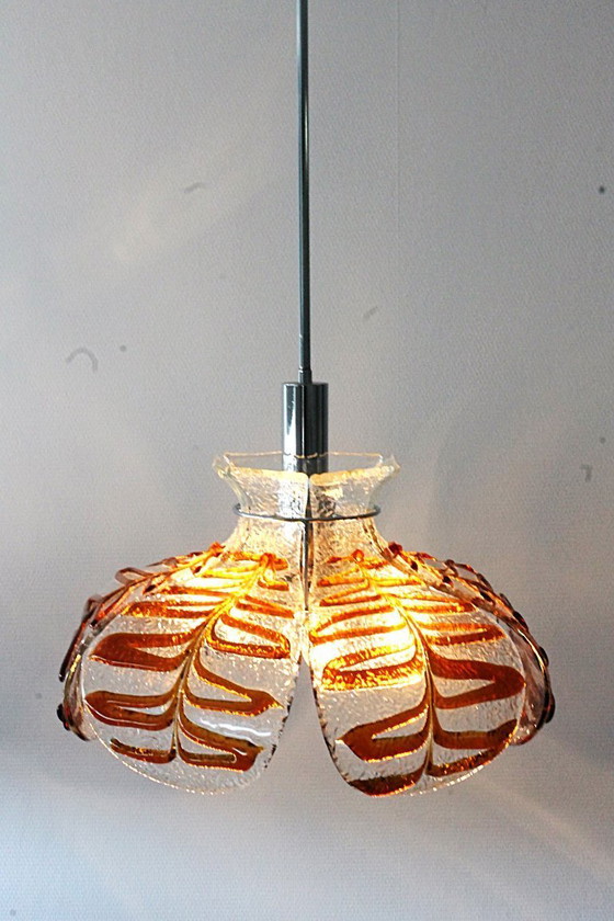 Image 1 of Big Carlo Nason chandelier for Mazzega in Murano glass