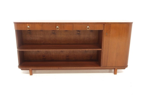 Image 1 of Scandinavische mahoniehouten boekenkast, Zweeds modern, Zweden, 1940