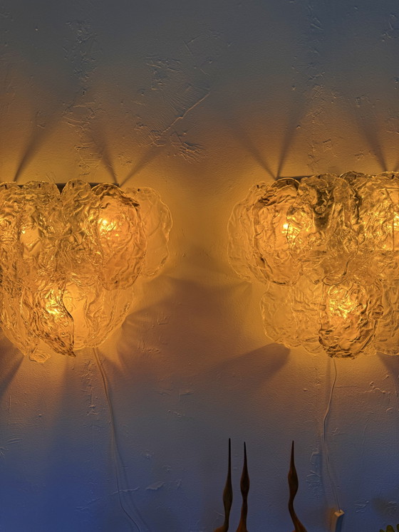 Set di 2 lampade da parete vintage in vetro di Murano, Italia anni '70 – Murano Italy, Applique, Metal (photo 6 of 12)