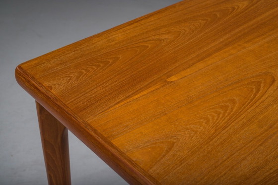 Image 1 of Danish Extendable Dining Table in Teak by Henning Kjærnulf for Vejle Møbelfabrik, 1960s