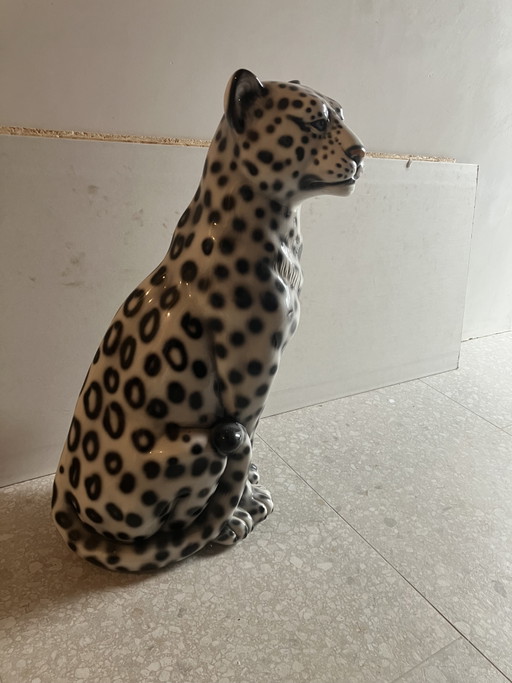 Leopardo delle nevi in ​​ceramica – decoratieve objecten (photo 2 of 5)