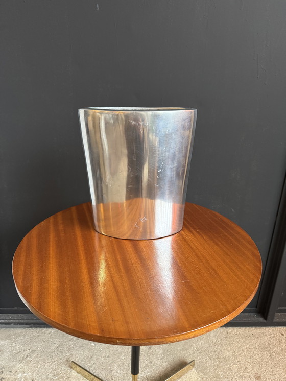 Image 1 of Vaso in alluminio spazzolato degli anni '80