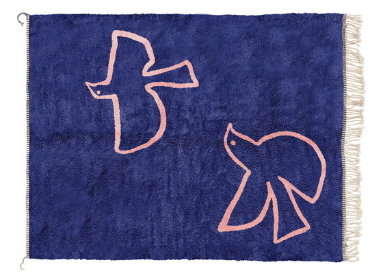 Image 1 of Tapis 4 couleurs en laine marocain 250cmx150cm