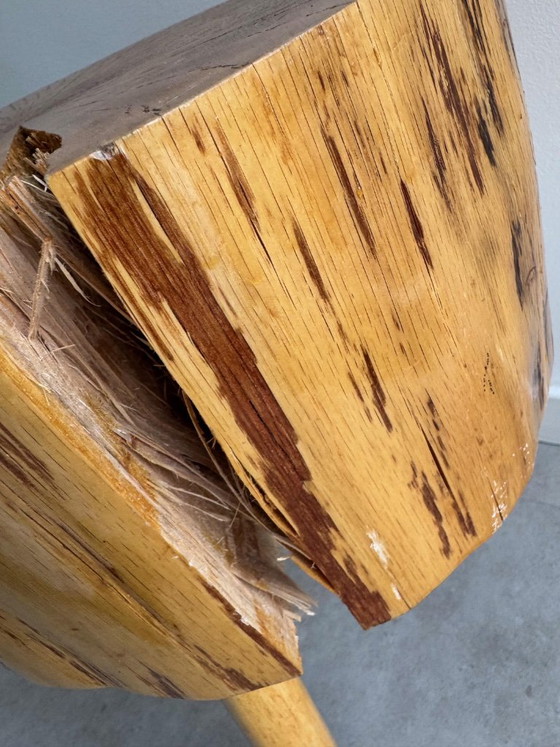 1x Mid Century Boomstam Bijzettafel – Wood (photo 6 of 6)