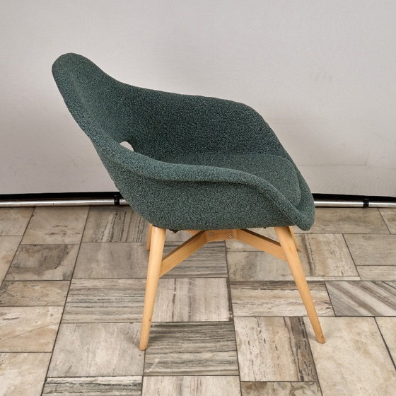 Image 1 of Vintage Shell Lounge Chair van Miroslav Navratil, jaren 60, Tsjechoslowakije