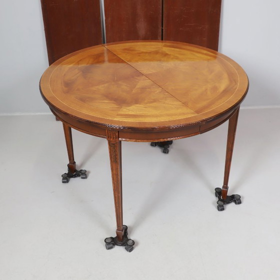 Image 1 of Vintage Scandinavische eettafel in Gustaviaanse stijl – jaren 60, DK