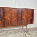 Vintage Rosewood Rosewood Sideboard, Wall Unit 1970s