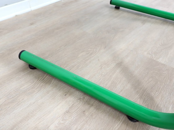 Image 1 of Scrivania vintage Bieffeplast con struttura in metallo verde anni '60