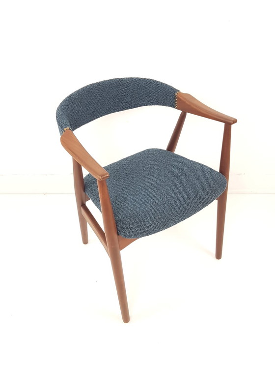 Image 1 of Set di 2 sedie danese vintage Farstrup blu Thomas Harlev