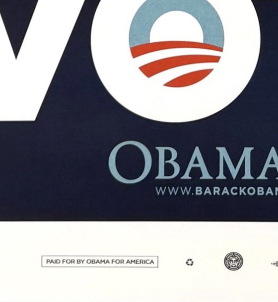 Image 1 of Originales Obama-Wahlkampfplakat von 2008