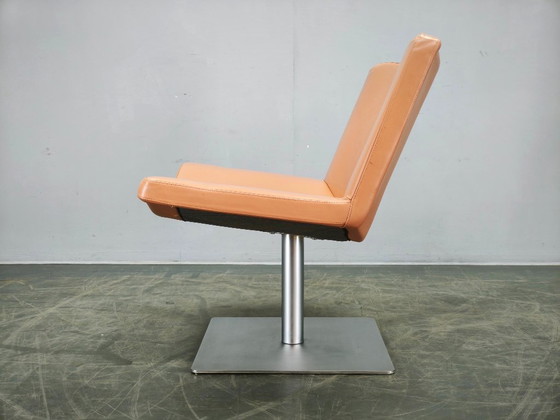 Image 1 of Poltrona lounge Wave in pelle di Peter Maly per Tonon Italia, anni '90.