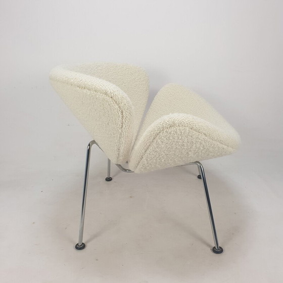 Image 1 of Vintage fauteuil en voetenbank van Pierre Paulin voor Artifort, jaren 1980