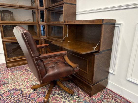 Libreria angolare classica stile inglese Globe Wernicke – Librerie, Vetro, Metallo (photo 20 of 20)