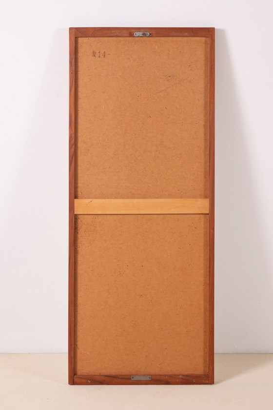 Image 1 of Miroir en teck de Kai Kristiansen pour Aksel Kjersgaard, 1960s