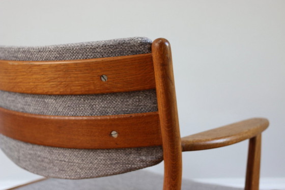 Image 1 of Coppia di poltrone scandinave d'epoca in rovere Poul Volther J72, 1960