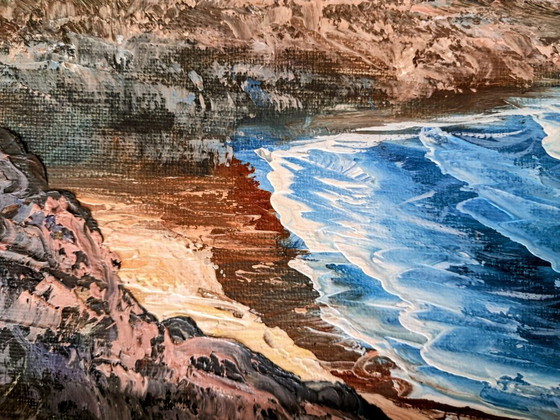 Image 1 of M.WILSON - Lighthouse - Artist's painting